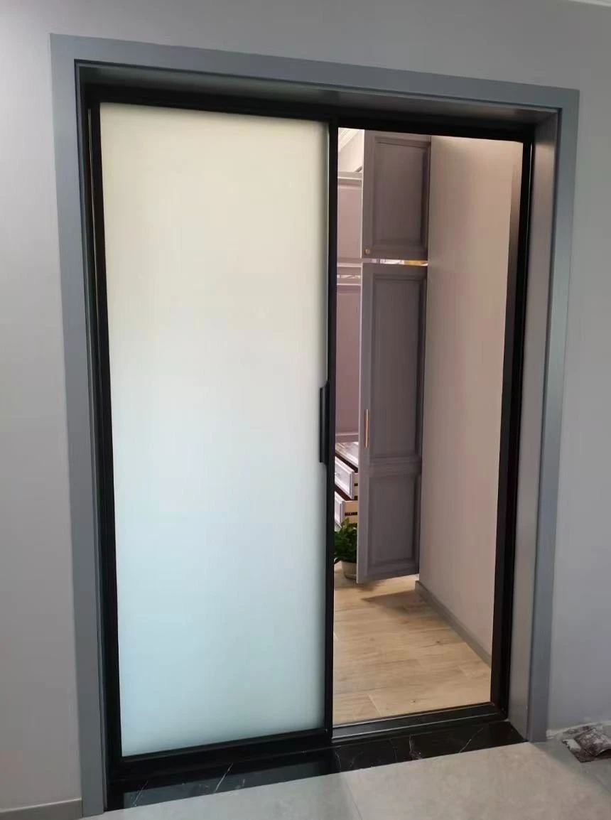 Frosted Glass Aluminium Door factory